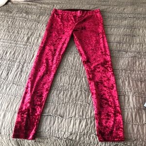 Felt leggings